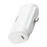 Baseus Compact gyorstöltő powerbank 5000 mAh, 20W USB Type-C csatlakozóval, fehér