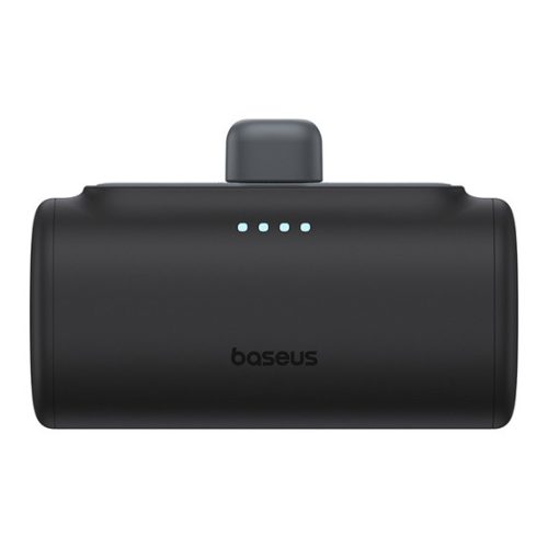 Baseus Compact gyorstöltő powerbank 5000 mAh, 20W iPhone csatlakozóval, fekete