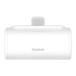 Baseus Compact gyorstöltő powerbank 5000 mAh, 20W iPhone csatlakozóval, fehér