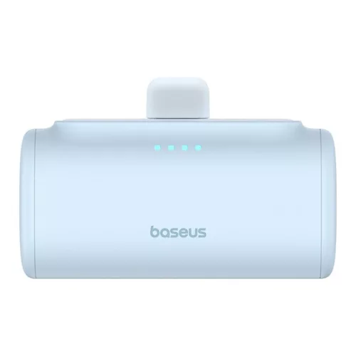 Baseus Compact gyorstöltő powerbank 5000 mAh, 20W iPhone csatlakozóval, kék