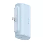 Baseus Compact gyorstöltő powerbank 5000 mAh, 20W iPhone csatlakozóval, kék