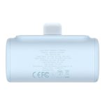 Baseus Compact gyorstöltő powerbank 5000 mAh, 20W iPhone csatlakozóval, kék