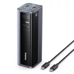 Baseus EnerGeek GP12 gyorstöltő powerbank 20800 mAh, 145W, szürke + 100W USB Type-C, 1m kábel
