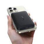 Baseus EnerFill FM11 Magnetic vezeték nélküli gyorstöltő powerbank 10000 mAh, 22.5W, fekete + USB Type-C, 30cm kábel