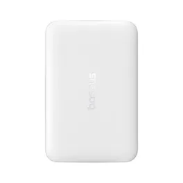   Baseus EnerFill FM11 Magnetic vezeték nélküli gyorstöltő powerbank 10000 mAh, 22.5W, fehér + 60W USB Type-C, 30cm kábel