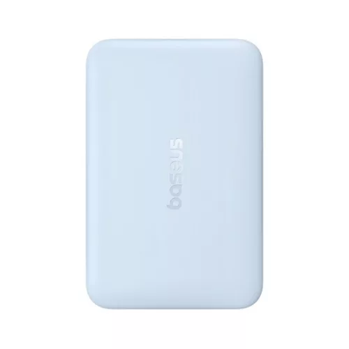 Baseus EnerFill FM11 Magnetic vezeték nélküli gyorstöltő powerbank 10000 mAh, 22.5W, kék + 60W USB Type-C, 30cm kábel