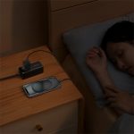 Baseus GaN5 Mini hálózati gyorstöltő 20W, USB Type-C, fekete + 100W USB Type-C, 1m kábel