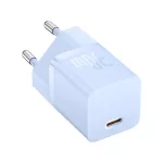 Baseus GaN5 Mini hálózati gyorstöltő 30W, USB Type-C, kék + 100W USB Type-C, 1m kábel