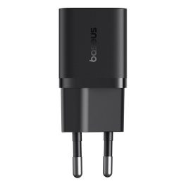   Baseus GaN5 Mini hálózati gyorstöltő 25W, USB Type-C, fekete