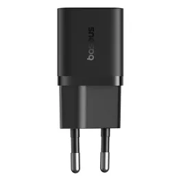   Baseus GaN5 Mini hálózati gyorstöltő 25W, USB Type-C, fekete