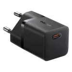 Baseus GaN5 Mini hálózati gyorstöltő 25W, USB Type-C, fekete