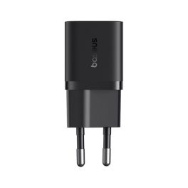   Baseus GaN5 Mini hálózati gyorstöltő 25W, USB Type-C, fekete + 100W USB Type-C, 1m kábel