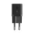 Baseus GaN5 Mini hálózati gyorstöltő 25W, USB Type-C, fekete + 100W USB Type-C, 1m kábel
