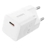 Baseus GaN5 Mini hálózati gyorstöltő 25W, USB Type-C, fehér
