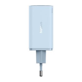   Baseus GaN6 Pro hálózati gyorstöltő 65W, 2×USB Type-C + 2×USB Type-A, kék + 100W USB Type-C, 1m kábel
