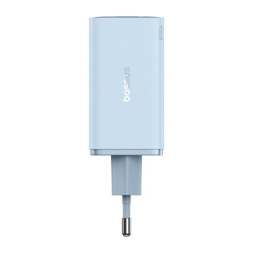 Baseus GaN6 Pro hálózati gyorstöltő 65W, 2×USB Type-C + 2×USB Type-A, kék + 100W USB Type-C, 1m kábel
