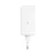 Baseus GaN6 Pro hálózati gyorstöltő 100W, 2×USB Type-C + 2×USB Type-A, fehér + 100W USB Type-C, 1m kábel