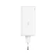 Baseus GaN6 Pro hálózati gyorstöltő 100W, 2×USB Type-C + 2×USB Type-A, fehér + 100W USB Type-C, 1m kábel