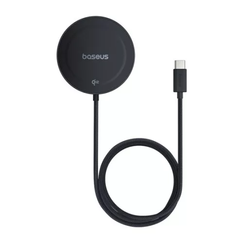 Baseus Simple Mini4 Magnetic vezeték nélküli töltő 15W, fekete