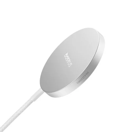 Baseus Simple Mini4 Air Magnetic vezeték nélküli töltő 15W, ezüst