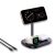 Baseus EnerFill FS41 3-in-1 vezeték nélküli töltő állvány 22,5W, fekete + USB Type-C, 1m kábel