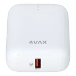 AVAX PB105W MINI PD/Type-C 20W gyorstöltő Powerbank 10.000mAh, fehér