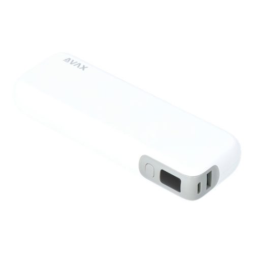 AVAX PB106W LEISURE PD/Type-C 30W+QC 18W gyorstöltő Powerbank 15.000mAh, fehér - Dobozsérült termék