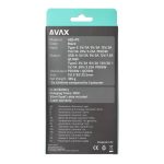 AVAX PB202B VITALITY PD/Type C 65W+QC 18W gyorstöltő Powerbank 20.000mAh, fekete - Dobozsérült termék