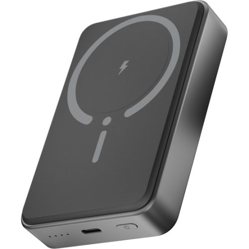 AVAX PB300 FREELY 15W Mágneses Vezeték nélküli Powerbank 10.000mAh + 20W USB-C (PD3.0), fekete