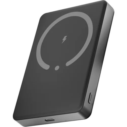 AVAX PB600 FREELY+ 15W Mágneses SLIM Vezeték nélküli Powerbank 10.000mAh + 20W USB-C (PD3.0), szürke