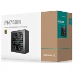 DeepCool 750W - PN750-M - R-PN750M-FC0B-EU - 80+ Gold - fekete tápegység