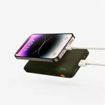 Baseus Airpow gyorstöltő powerbank 10000 mAh, 20W, fekete + USB Type-C, 30cm kábel