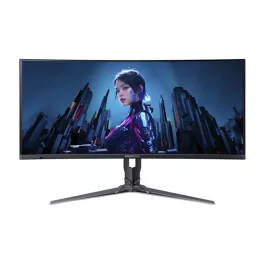   ACER 34" Predator X34X5bmiiphuzx ZeroFrame UWQHD 240Hz QD-OLED fekete ívelt monitor