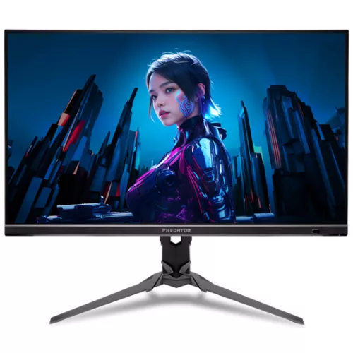 ACER 27" Predator XB273KV5bmiiprx ZeroFrame 4K UHD 320Hz IPS fekete monitor