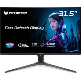   ACER 31,5" Predator XB323QUPbmiiprx ZeroFrame QHD 180Hz IPS fekete monitor