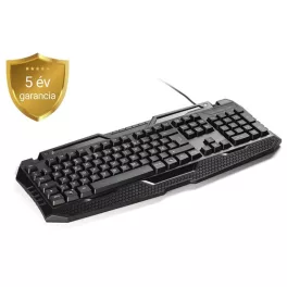   Snakebyte Keyboard PC gamer billentyűzet, német nyelvű, fekete