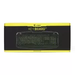 Snakebyte Keyboard PC gamer billentyűzet, német nyelvű, fekete