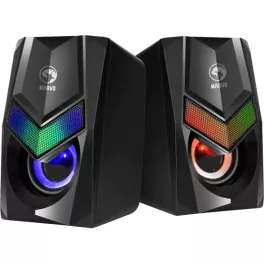   MARVO Havoc 10 vezetékes hangszóró - fekete - RGB viágítás