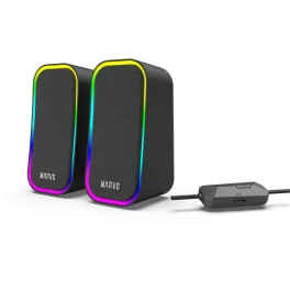   MARVO Havoc 20 vezetékes hangszóró - fekete - RGB viágítás