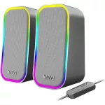 MARVO Havoc 20 vezetékes hangszóró - fehér - RGB viágítás