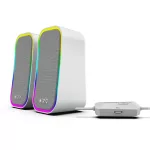 MARVO Havoc 20 vezetékes hangszóró - fehér - RGB viágítás