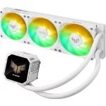 ASUS TUF GAMING LC III 360 - ARGB LCD White Edition - Vízhűtés - Fehér