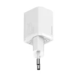 Baseus Super Si hálózati gyorstöltő 20W, USB Type-C, fehér + 20W USB Type-C – iPhone 1m kábel