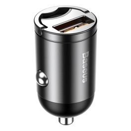   Baseus Tiny Star Mini autós gyorstöltő 30W, USB Type-A, szürke