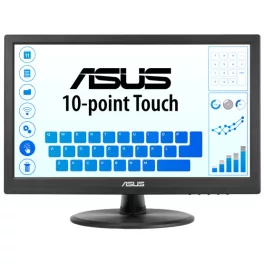   ASUS 15,6" VT169HE FHD 60Hz IPS fekete érintőkijelzős monitor