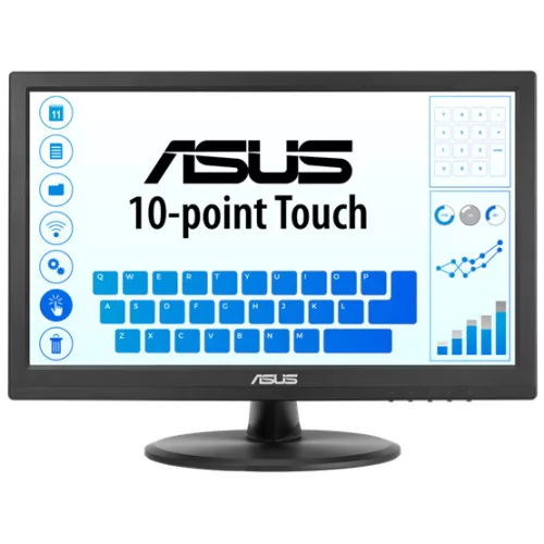 ASUS 15,6" VT169HE FHD 60Hz IPS fekete érintőkijelzős monitor
