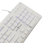 White Shark GK-003241W-US TACHI vezetékes membrán gamer billentyűzet - fehér - US