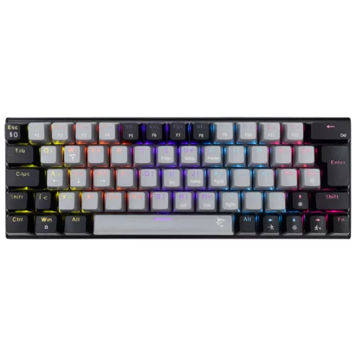 White Shark GK-002713V2-G-B/R-HU WAKIZASHI-2 vezetékes mechanikus gamer billentyűzet - fekete - HU