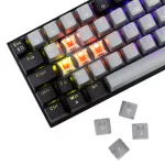 White Shark GK-002713V2-G-B/R-HU WAKIZASHI-2 vezetékes mechanikus gamer billentyűzet - fekete - HU