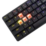 White Shark GK-006111-B/R-US NAGAMAKI vezetékes mechanikus (Red switch) gamer billentyűzet - fekete - US